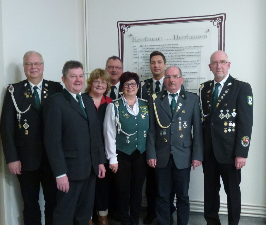Der neue Vorstand des SC Herrhausen